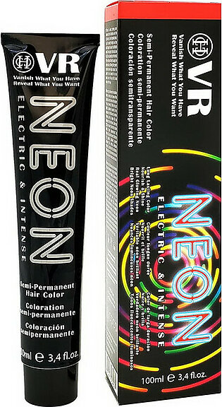 VR Neon Semi Permanent Hair Color, Candy Apple Red, 3.4 Oz