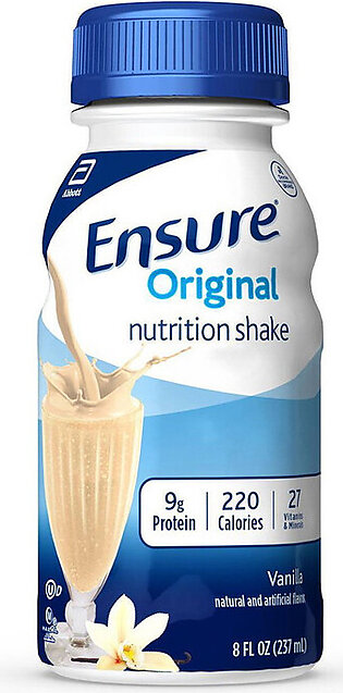 Ensure Complete Balanced Nutrition Drink Vanilla, 8 Oz, 24 Pack