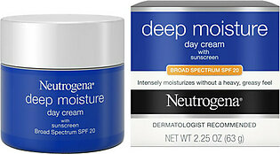 Neutrogena Deep Moisture Day Cream With Sunscreen, Spf 20 - 2.25 Oz