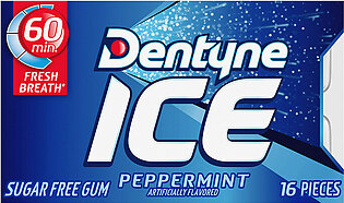 Dentyne Ice Sugar Free Gum Peppermint, 16.0 Ea