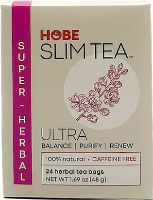 Hobe Slim Tea Super Herbal Tea Bags, 24 Ea