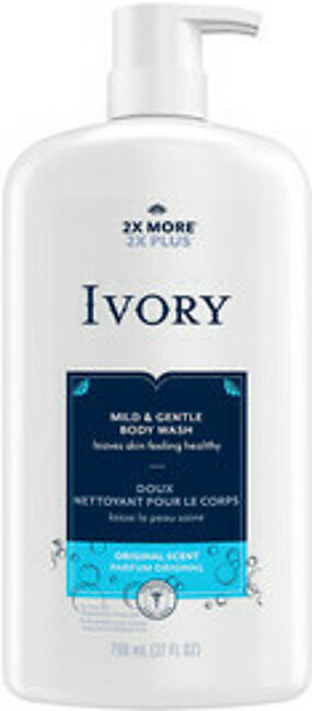Ivory Mild And Gentle Body Wash, Original, 27 Oz