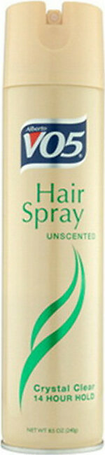Alberto Vo5 14-Hour Hold Aerosol Hair Spray, Unscented - 8.5 Oz