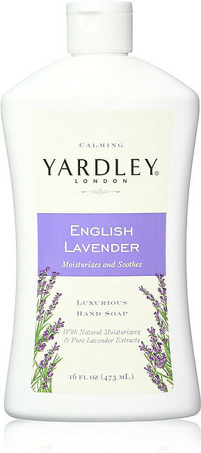 Yardley London Luxurious Liquid Hand Soap, Flowering English Lavender, 16 Oz