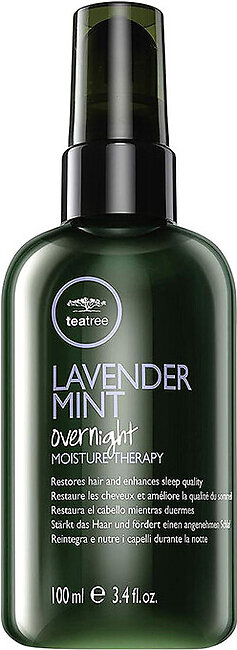 Paul Mitchell Tea Tree Lavender Mint Overnight Hair Moisture Therapy, 3.4 Oz