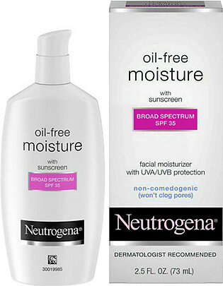 Neutrogena Oil-Free Facial Moisturizer Spf 35 - 2.5 Oz