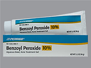 Benzoyl Peroxide 10 Percent Aqueous Base Acne Gel, 3.15 Oz