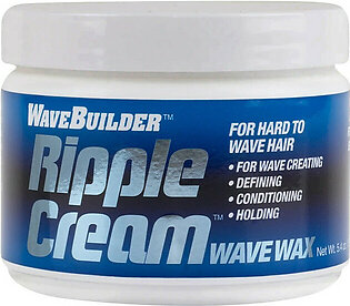 Wave Builder Ripple Cream Wave Wax For Hard to Wave Hair, 5.4 oz