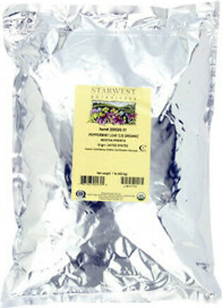 Starwest Botanicals Peppermint Leaf Cut And Sifted Organic, 16 Oz
