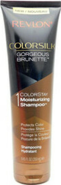 Revlon ColorSilk Gorgeous Brunette ColorStay Moisturizing Hair Shampoo, 8.45 Oz