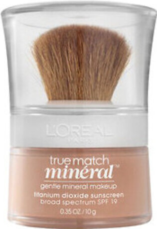 Loreal Bare Naturale Powdered Mineral Foundation Spf 19, Nude Beige - 0.35 Oz
