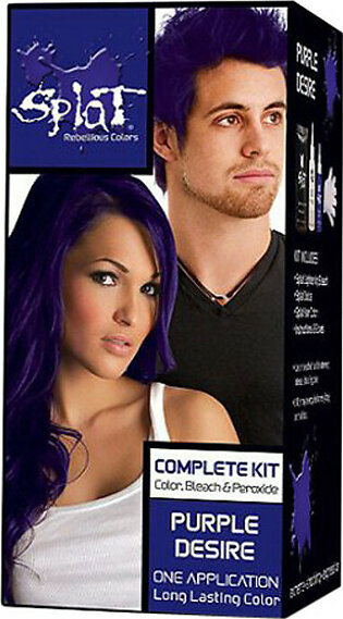 Splat Purple Desire, Semi-Permanent Hair Dye for All Hair Colors, 1 Kit