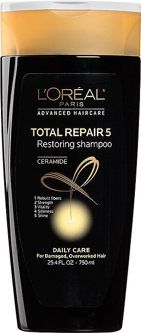 LOreal Paris Advance Total Repair 5 Restoring Shampoo, 25.4 Oz