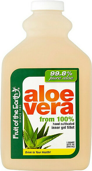 Fruit Of The Earth Aloe Vera Juice, Drink to Your Health, 32 Oz