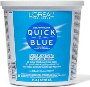 Loreal Quick Blue Powder Bleach Extra Strength, 1 Lb