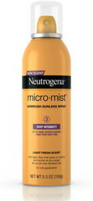 Neutrogena Micromist Tanning Sunless Spray, Deep - 5.3 Oz