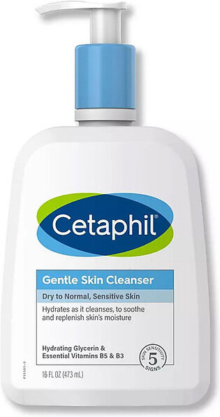 Cetaphil Gentle Skin Cleanser For Senistive Skin, 16 Oz