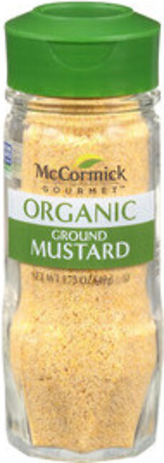 McCormick Gourmet Organic Ground Mustard, 1.75 Oz