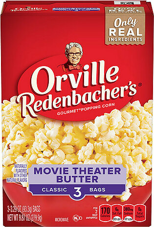Orville Redenbachers Popcorn Movie Theater Butter, 3 Ea