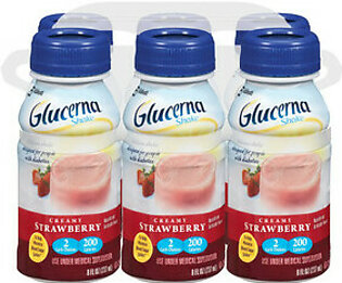 Glucerna Creamy Strawberry Shake, 8 Oz, 4 Pack