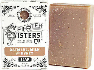 Spinster Sisters Oatmeal, Milk and Honey Soap Bar, 4.5 Oz