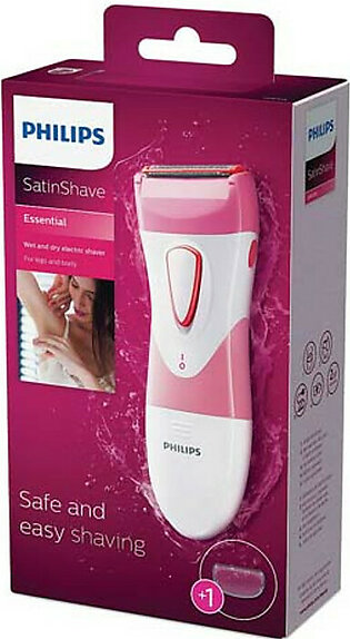 Philips Norelco SatinShave Essential Wet And Dry Electric Shaver For Women, HP6306, 1 Ea