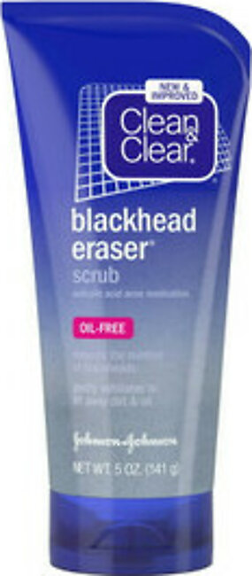 Clean And Clear Blackhead Eraser Scrub, Oil Free, 5 Oz