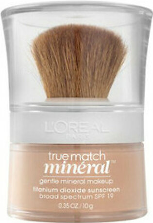 Loreal Bare Naturale Powdered Mineral Foundation Spf 19, Soft Ivory, 0.35 Oz