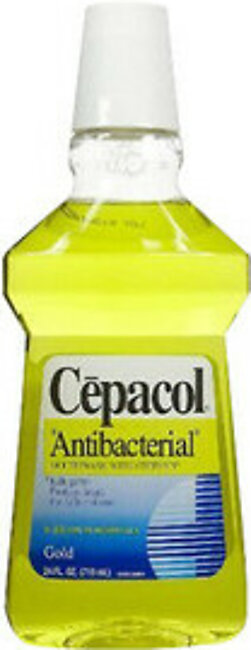 Cepacol Antibacterial Mouthwash And Gargle, Gold - 24 Oz