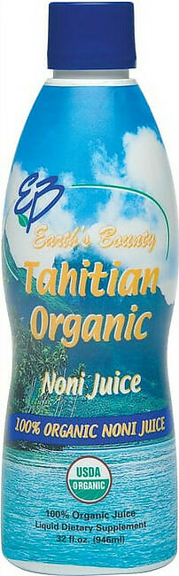 Earths Bounty Tahitian Pure Noni Juice, 32 Oz