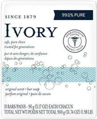 Ivory Bar Soap, Original Scent, 3.1 Oz