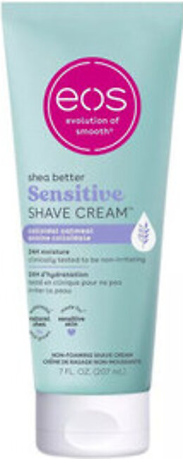 Eos Sensitive Skin Shave Cream, Shea Better, 7 Oz