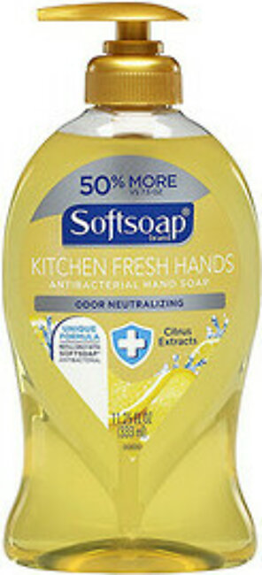 Softsoap Liquid Hand Soap, Antibacterial Kitchen Fresh Hands, 11.25 Oz