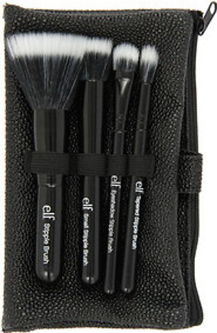 e.l.f Cosmetics Studio Stipple Brush Travel Set, 1 ea