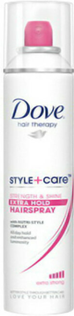 Dove Style Plus Care Strength And Shine Aerosol Hairspray, Extra Hold - 7 Oz