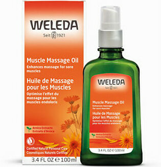 Weleda Arnica Massage Oil, 3.4 Oz