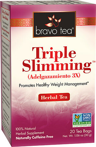 Bravo Tea Dieters Slimming Herbal Tea Bags, 20 Ea