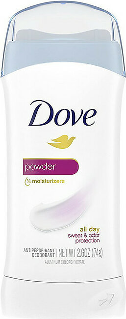 Dove Antiperspirant Deodorant Stick Powder, 2.6 Oz