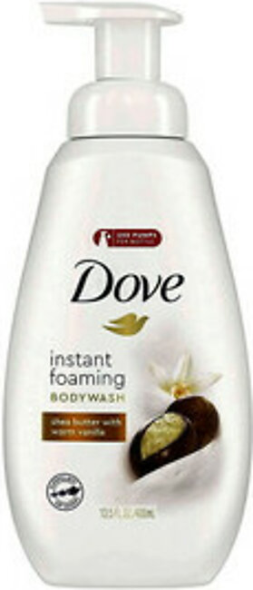 Dove Shea Butter & Warm Vanilla Shower Foam Body Wash - 13.5