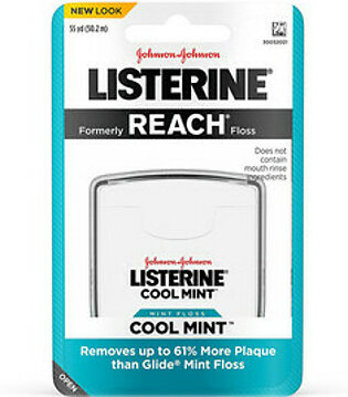 Listerine Cool Mint, Mint Flavored Dental Floss - 55 Yards
