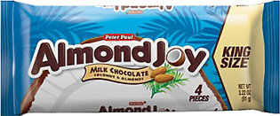 Hersheys Almondjoy Milk Coconut And Chocolate Bar, King Size - 18 Ea / 3.22 Oz