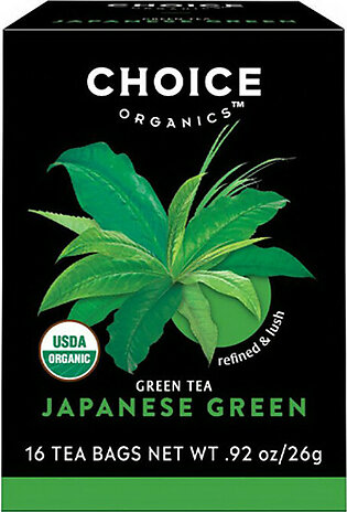 Choice Organics Japanese Green Tea - 16 Bags