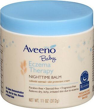 Aveeno Baby Eczema Therapy Night Time Balm, 11 oz