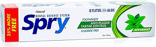 Spry Xylitol Toothpaste, Fluoride Free Whitening Formula, Natural Peppermint, 4 Oz