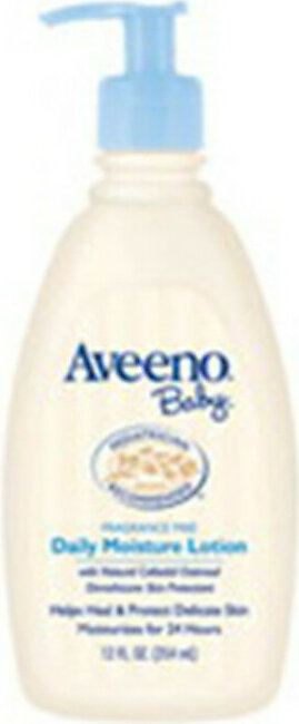 Aveeno Baby Daily Moisturizing Lotion With Natural Colloidal Oatmeal - 12 Oz