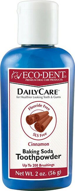 Eco Dent Daily Care Tooth Powder, Cinnamon - 2 oz