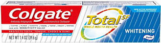 Colgate Total Travel Size Whitening Paste Toothpaste, 1.4 Oz
