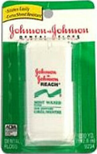 Johnson And Johnson Reach Dental Floss, Waxed Mint - 200 Yards (183 M)
