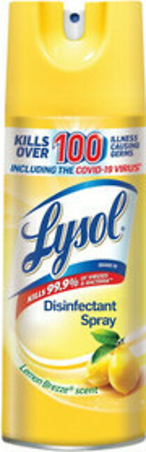 Lysol Disinfectant Spray, Lemon Breeze Scent, 19 oz