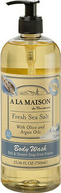 A La Maison Hydrating Body Wash, Fresh Sea Salt, 25.36 Oz